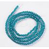 Glass Beads Strands X-EGLA-E057-02B-10-3