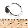 Half Round Natural Indian Agate Finger Rings RJEW-M062-01P-38-3