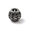 304 Stainless Steel European Beads STAS-H238-09F-AS-1