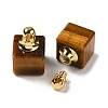 Natural Tiger Eye Perfume Bottle Pendants G-Z039-04G-02-2