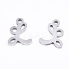 Non-Tarnish 201 Stainless Steel Charms STAS-T044-217P-L-2