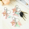 Transparent Epoxy Resin Keychains KEYC-YW00002-5