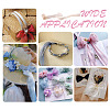 3 Rolls 3 Colors Wrinkle Polyester Ribbon OCOR-TA0002-98C-9