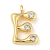 Rack Plating Brass Micro Pave Cubic Zirconia Pendants KK-A200-24G-E-1