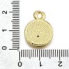 Rack Plating Brass Micro Pave Cubic Zirconia Pendants KK-K401-80G-3