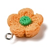 Opaque Resin Pendants RESI-L038-01P-04-3