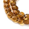 Electroplate Glass Beads Strands EGLA-A040-01F-3