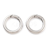 Non-Tarnish 316 Stainless Steel Spring Gate Rings STAS-M296-01P-G-01-2