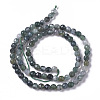 Natural Moss Agate Beads Strands X-G-F596-21-3mm-2