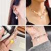 30Pcs 6 Colors Luminous Opaque Resin Pendants JACR-YW0001-03-6