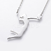 304 Stainless Steel Pendant Necklaces NJEW-F213-02P-2
