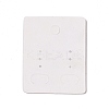 Rectangle Paper Earring Display Card with Hanging Hole CDIS-C004-01E-3