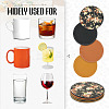 Magibead 8Pcs 4 Styles PU Leather Cup Mats AJEW-MB0001-09A-5