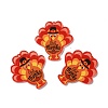 Thanksgiving Day Translucent Resin Pendants RESI-K019-10B-1