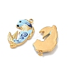 304 Stainless Steel Enamel Pendants STAS-K295-58B-G-2