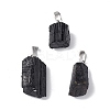 Natural Black Tourmaline Pendants LS-G-F739-01P-1