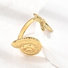 304 Stainless Steel Open Cuff Rings for Women RJEW-K313-16G-3
