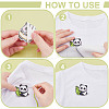 24Pcs 12 Styles Panda Computerized Embroidery Cloth Iron on/Sew on Patches DIY-AR0004-65-3