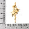 201 Stainless Steel Filigree Pendants STAS-K298-10G-3