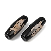 Tibetan Style dZi Beads TDZI-E004-64-3