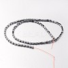 Non-magnetic Synthetic Hematite Bead Strands G-F300-40B-09-2