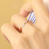 925 Sterling Silver Criss Cross Finger Rings FS-WGE9494-04-3