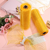 Deco Mesh Ribbons OCOR-WH0110-09A-5