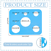 6Pcs 6 Colors Acrylic Craft Doll Eyes Template DIY-PH0023-10-2