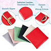 6Pcs 6 Colors Imitation Leather Jewelry Storage Zipper Bags ABAG-TA0001-66A-4