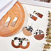 DIY Wooden Dangle Earring Making Kits DIY-OC0006-44-5