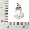 Non-Tarnish 304 Stainless Steel Pendants LS-STAS-S123-03P-01-3