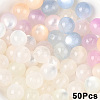 50Pcs Opaque UV Reactive Beads RESI-YW0005-93A-1
