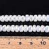 Electroplate Imitation Jade Glass Beads Strands EGLA-N022-05B-B01-4