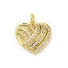 Brass with Cubic Zirconia Pendants FIND-Z023-01C-1