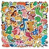 50Pcs Dinosaur PVC Sticker Labels LS-STIC-E006-04-2