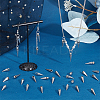 40Pcs 2 Style Stainless Steel Pendants STAS-UN0052-79-2
