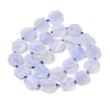 Natural Blue Lace Agate Beads Strands G-NH0001-E01-01-3