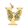 Ion Plating(IP) 201 Stainless Steel Pendants STAS-N103-184G-Y-1