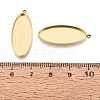 304 Stainless Steel Pendant Cabochon Component STAS-Q113-25C-G-3