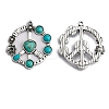 Synthetic Turquoise Pendants PW-WG18236-05-1