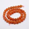 Natural Red Aventurine Bead Strands G-P257-03-8mm-2