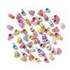 Spray Paint Alloy Pendant Tube Bails PALLOY-H145-03-1