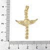 Brass Micro Pave Cubic Zirconia Pendants KK-D409-47B-G-3