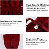 Velvet Jewelry Bags with Drawstring & Plastic Imitation Pearl TP-NB0001-20A-5