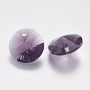 Faceted Glass Rhinestone Charms RGLA-F049-6mm-204-2