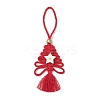 Cotton Christmas Trees Pendant Decoration HJEW-JM03830-03-2