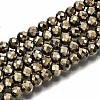 Electroplate Non-magnetic Synthetic Hematite Beads Strands G-T114-60B-02-1