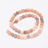 Round Natural Multi-Moonstone Beads Strands G-D767-8mm-2