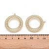 304 Stainless Steel Hollow Pendants STAS-T064-72G-3