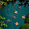6Pcs 2 Colors PVD Vacuum Plating 304 Stainless Steel Pendants STAS-UN0038-90-3